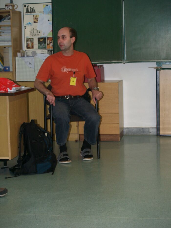 Kondor v roli lektora na CVVZ 2008