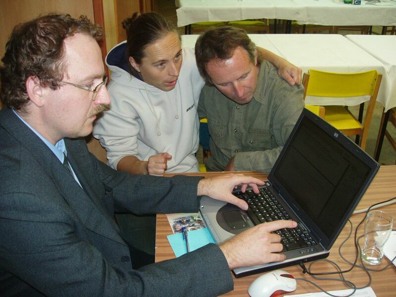 S Radimem Faranou a Viki na PONSu 2004